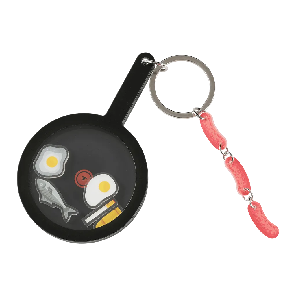 Fangamer Arctic Eggs Frying Pan Schlüsselanhänger Acryl 9 cm