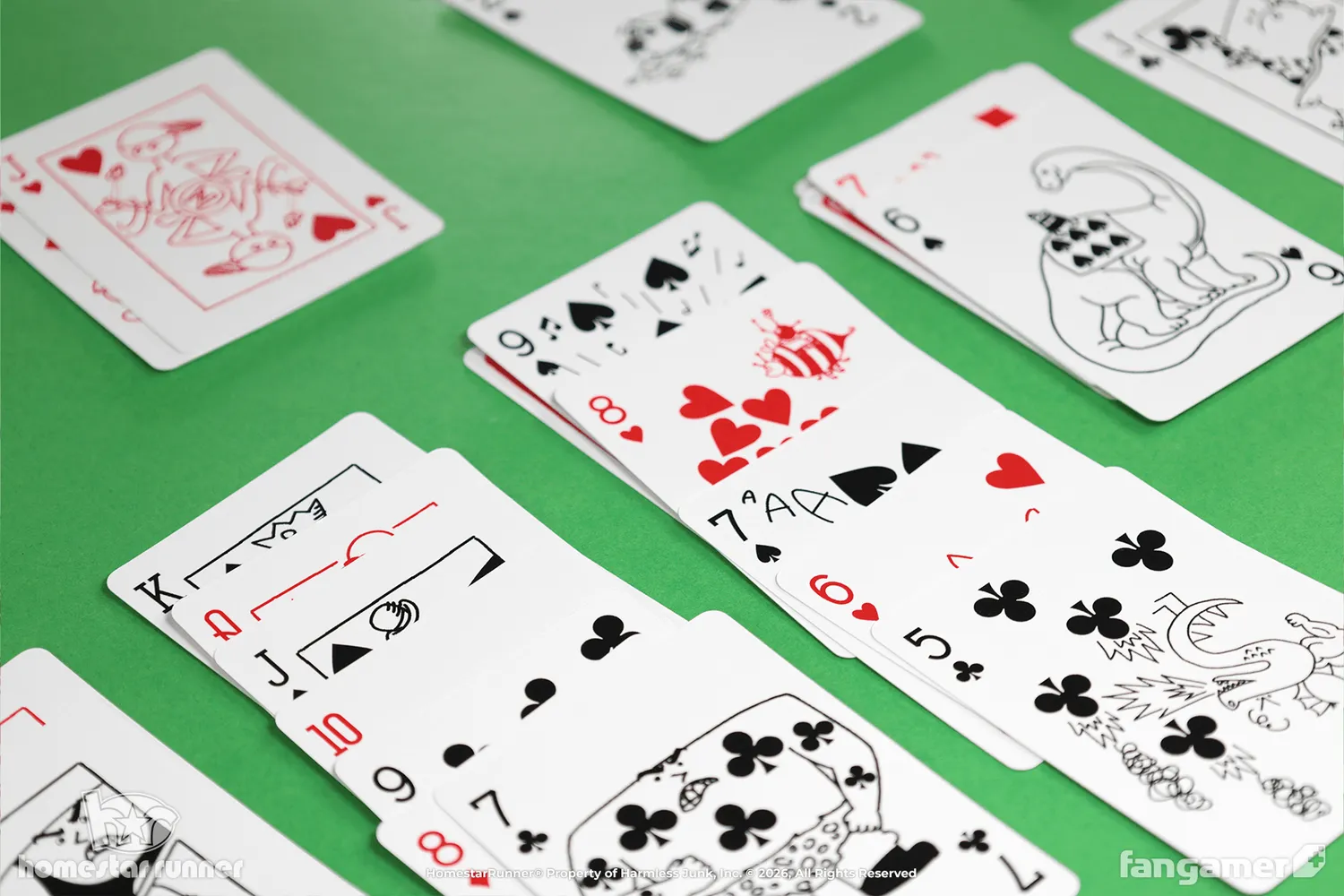 Fangamer Homestar Runner Playing Cards Spielkarten Deck Linen-Finish
