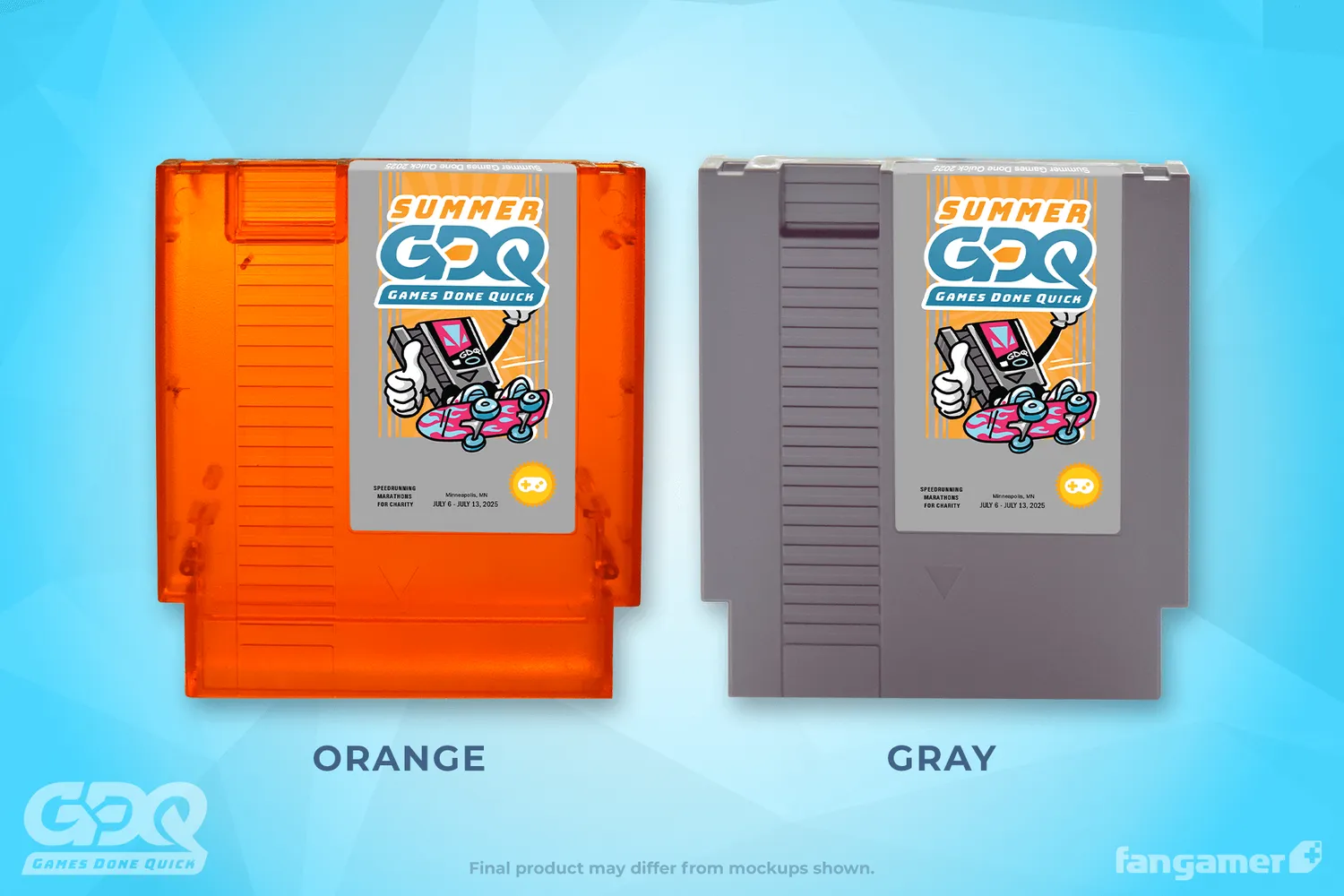 Fangamer Games Done Quick NES Cartridge Sammler LE Leermodul