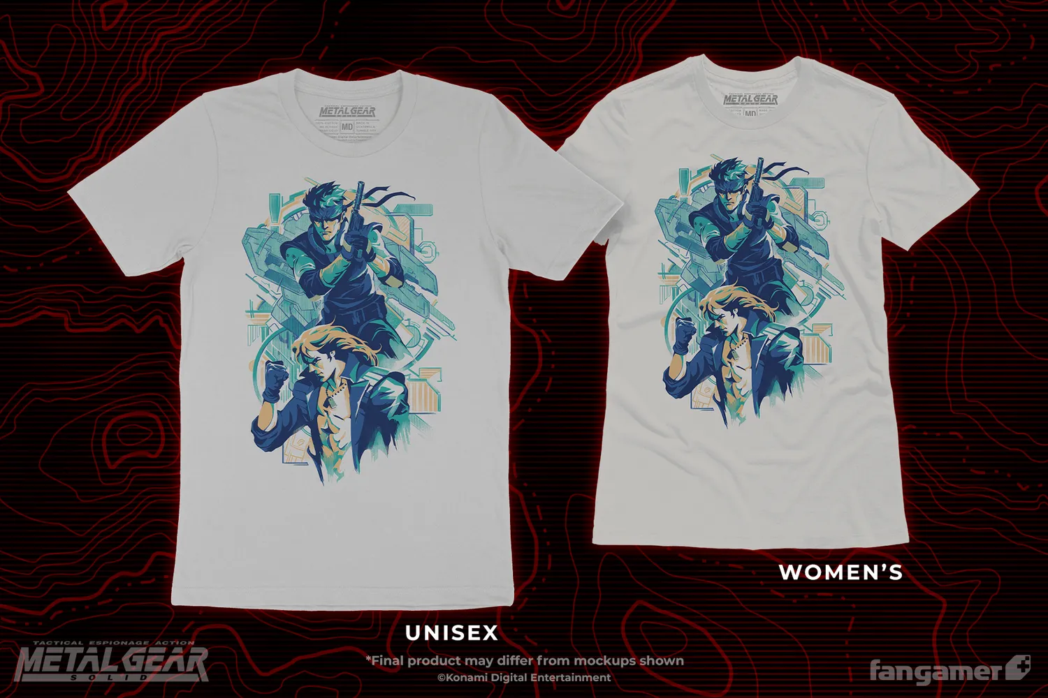 Fangamer Metal Gear Solid Les Enfants Terribles T-Shirt Baumwolle