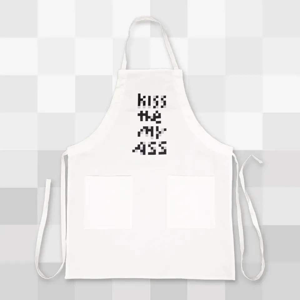 Fangamer Deltarune Kiss the My Ass Schürze Küche