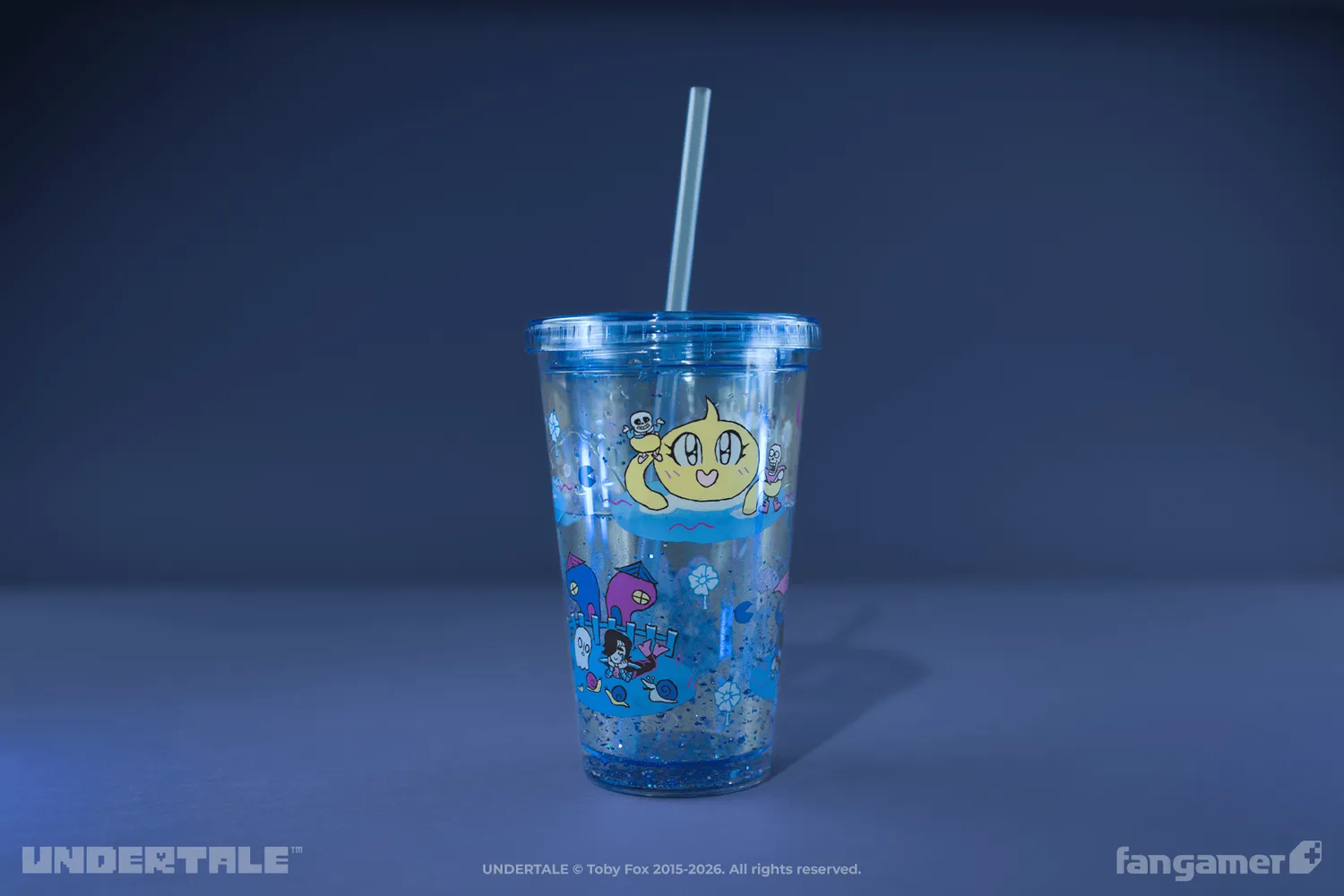 Fangamer UNDERTALE Waterfall Glitter Tumbler Trinkbecher 16 oz