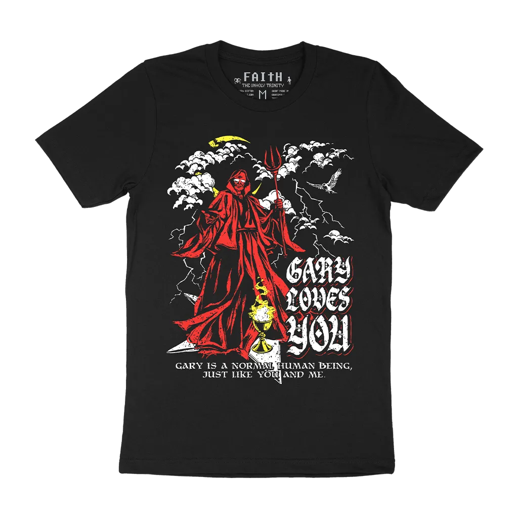 Fangamer FAITH The Unholy Trinity Gary Loves You T-Shirt schwarz